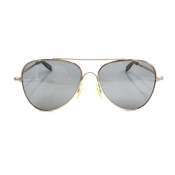 Gold Metal Aviator Sunglasses Gray Lens 140 USA Designer Fashion Pilot Men Women - Picture 6 of 12